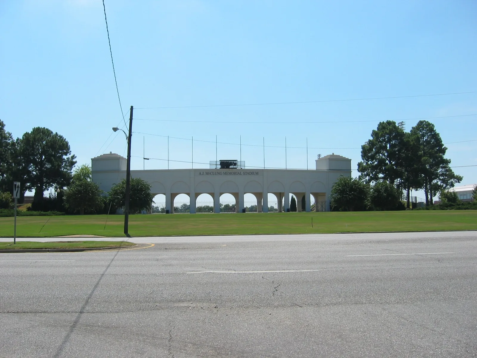 A.J. McClung Memorial Stadium in Columbus.