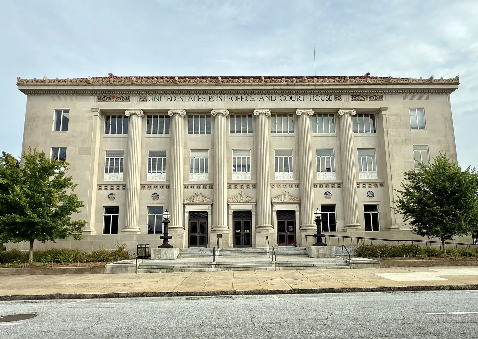 The United States Post Office and Courthouse in Columbus.