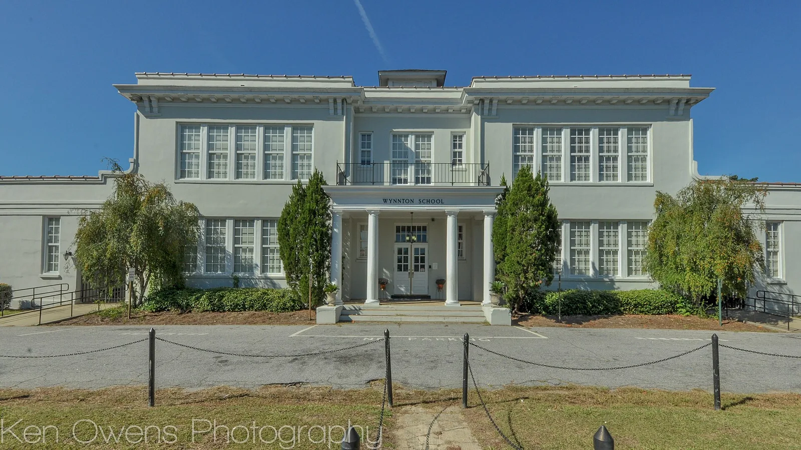 The Wynnton Arts Academy building on Wynnton Road in Columbus.