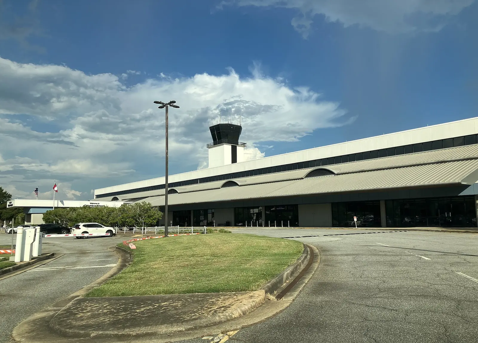 The Columbus Airport terminal building in north Columbus.