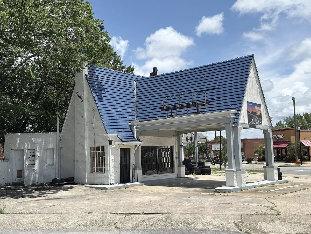 A former service station in the Wynnton Village Historic District in Columbus.